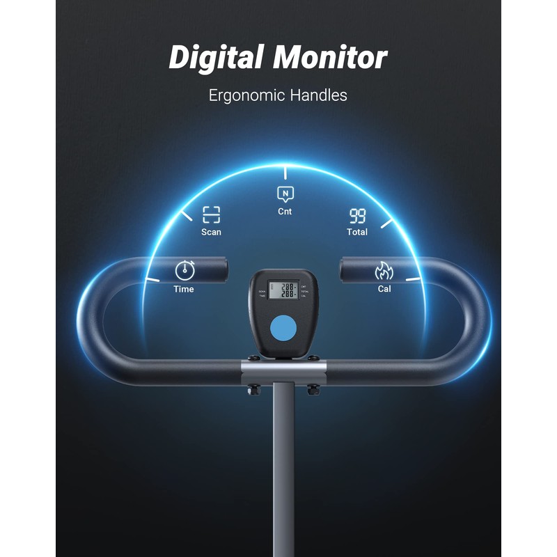 MERACH Squat Machine, Squat Rowing Machine with Adjustable Resistance, 350