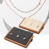 Oirlv Wooden Necklace Display Stand Necklace Organiser Stand Pendant Display