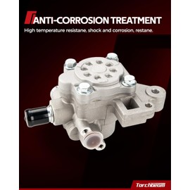 Torchbeam Power Steering Pump Compatible with 2011-2012 Ram1500 5.7L, Replace 20-1035, 110222120, 201035, 6652508, 68069903AB, 68069903AC, 749067, 84880, Power Assist Pump