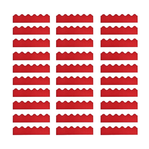 MOODKEY Glitter Border Trim Border (red)