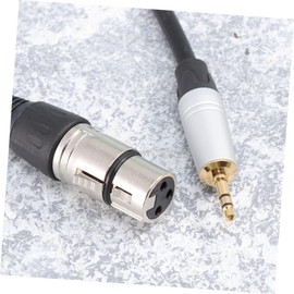 SUPVOX 3pcs Male to Male Audio Adapter Cable Shielded Mic Connection for Cameras Plated Connectors for Karaoke and Audio Signal Transmission