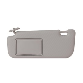 FITIPICI Driver Left Side Sun Visor Compatible with Toyota Corolla 2014 2015 2016 2017 2018 2019 Replacement Sunshade # 74320-02B50-B0 (Gray, 14-19 Driver Side)