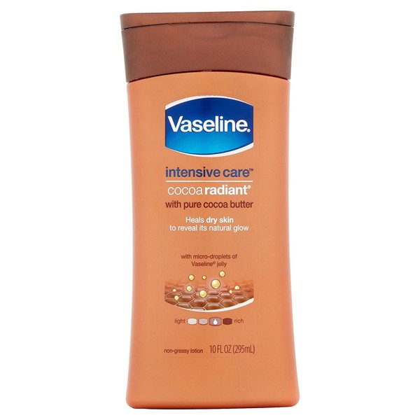 Vaseline Intensive Care Lotion Cocoa Radiant 10 Ounce (295 ml) (6 Pack)
