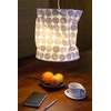 GURU SHOP Lokta Annapurna Round Boho Paper Pendant Lampshade, Handmade