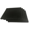 48 Pack Black 12 "X 12 "X1" Acoustic Panels Studio