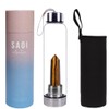 SAOI Crystal Water Bottle - Tiger Eye - Natural Wellness