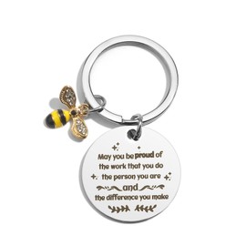 Teacher Gifts,Teacher Christmas Gifts,Daycare Teacher Gifts,Teacher Appreciation Gifts,Teacher Keychain,Gift for Teacher,Best Teacher Gifts for Dance Preschool Science Kindergarten,Teacher Ornament