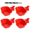 KCLROEO XL Chicken Waterer Cups – 4 Pack Large Automatic