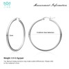 LIAN Gold Hoop Earrings for Women 18K Gold Plated Hoops