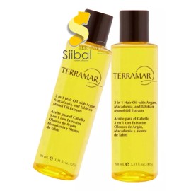 TERRAMAR BRANDS Oleo Tratamiento Para Cabello 3 En 1 Terramar / 98 Ml 2 Pzas