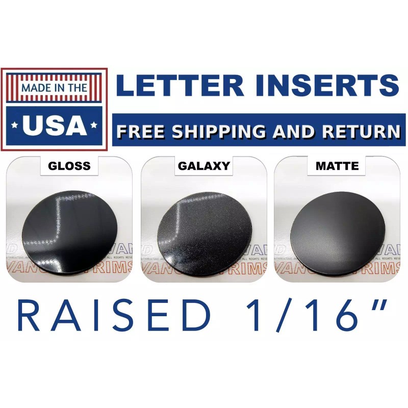 Advanced Trims ALUM DASHBOARD PLASTIC LETTERS FOR TUNDRA 2022 2023