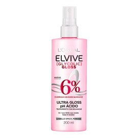 L'Oréal Paris Tratamiento Capilar Elvive Ultra Gloss Glycolic con Ácido Glicólico 200ml