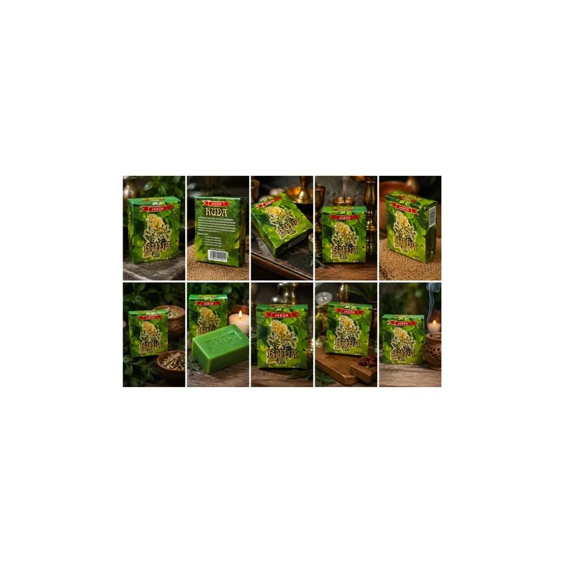 Jabón Aroma Ruda Protección Espiritual Y Energía Positiva