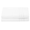 PiccoCasa Embroidered Small Size Soft Brushed Microfiber Pillowcases 2 Pack,