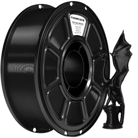 YUGMCOCE Silk PLA Filament 1.75mm,3D Printer Filament with a Metallic Glossy Finish, Dimensional Accuracy +/- 0.02 mm, 1kg Spool(2.2lbs) Fits for Most FDM 3D (A-Silk Black Pla)