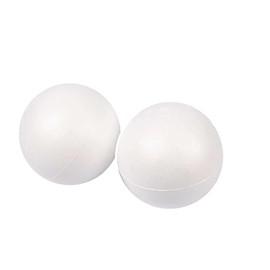 Craftplay Polystyrene balls | White | 3 cm Diameter | Poly spheres | Pack of 50
