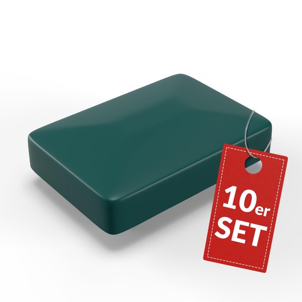 Qualinos 10 x Plastic Fence Caps, 40 x 60 mm