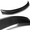 HYPERSPEED Real Carbon Fiber Trunk Spoiler Wing Lip kit Rear