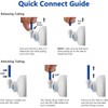 PureSec Quick Connect Fitting End Plug 1/4 inch Plug Combo
