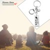 WUSUANED Sweet Mama and 3 Cubs Bear Bar Keychain Gift