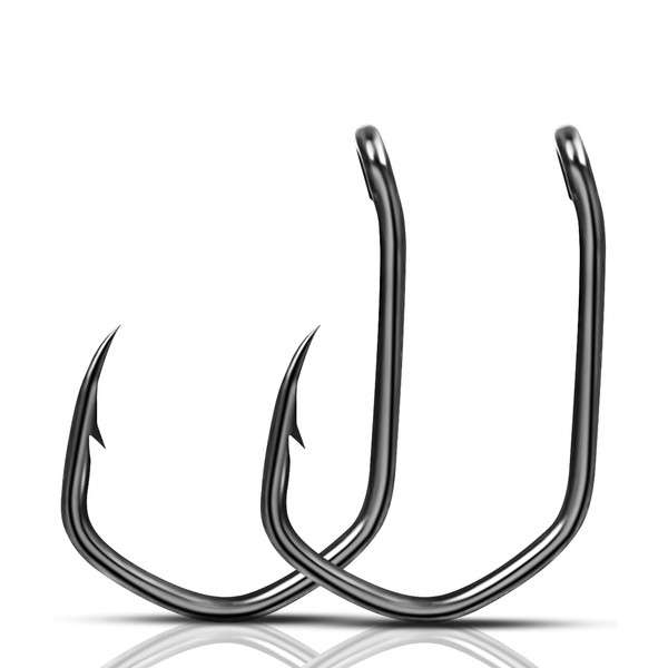 9KM DWLIFE 50pcs Carp Fishing Claw Hooks High Carbon Steel