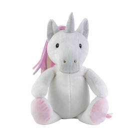 Storklings Unicorn Soft Toy Plush Stuffed Animal with Rainbow Ribbon Mane and Tail