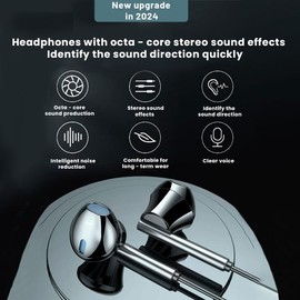 Piluyaa Wired Gaming Headphones IEM Earphones with 1DD，M16 in Ear Monitor, HiFi Earbuds, Bass Sound with New 11mm Dynamic Driver for Video Music Gaming (Black, Mic)