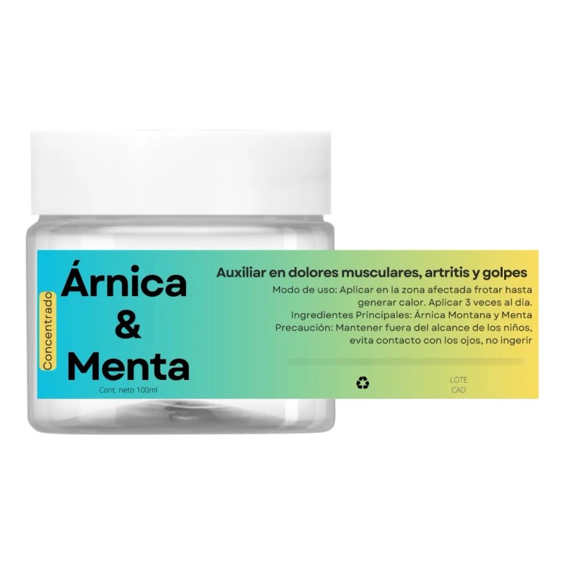 Pomada Natural De Árnica Para Dolores Musculares 100 Ml 2