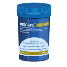 Formeds Bicaps Korean Ginseng, Ginsenosides, 24 mg, 60 Capsules