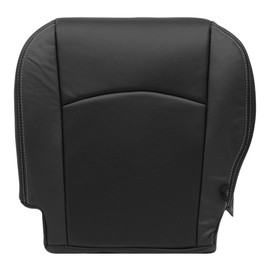 GXARTS 2PCS Front Driver and Passenger Side Bottom Replacement Leather Seat Cover Compatible with Dodge Ram 1500 2500 3500 4500 5500 Laramie 2009 2010 2011 2012