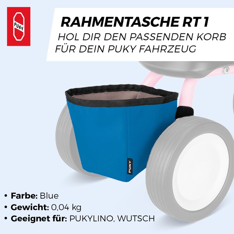 Puky 9734 RT 1 Frame Wutsch Lino and Bag –