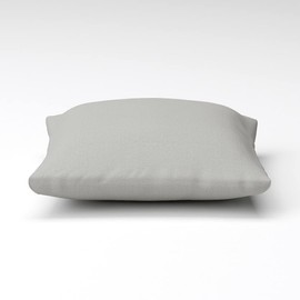 MUJI 44616901 Heathered Light Gray Cotton Canvas Cover for Unit Sofa Feather Cushion