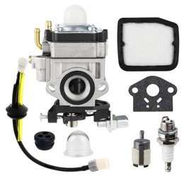 Ferilter T242 Carburetor for Shindaiwa Trimmer T242 M242 T242X AH242 AHS242 C242 LE242 Weed Eater A021003310 WYK-353 Carburetor with T242 Air Filter Fuel Line Parts