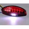 HIGHSIDER Rear and Brake Light Combination LED Red with Number