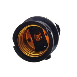 TWDRTDD Indoor/Outdoor Dusk-to-Dawn Light Control Socket,Automatic Dusk to Dawn Light Activated Socket Adapter for E26 E27 Base Lamps and Fixtures (Black,S-751)