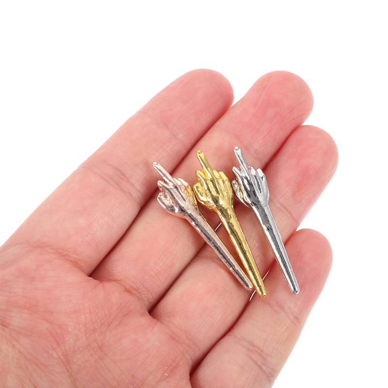 ibasenice 9pcs Cribbage Board Pegs Funny Finger Shape Cribbage Pegs