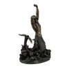 Veronese Design 7 7/8" Tall Merman Stretching on Rock Cold