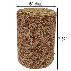 BestNest Wildlife Sciences Sunny Mealworm Seed Towers, 4 lbs., 6 Pack