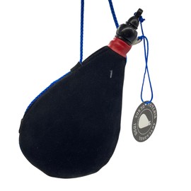 UYUNIX Spanish Black Cow Suede Leather Bota Bag – Handmade Wineskin Flask for Wine, Water, or Spirits – Traditional Cowhide Wineskin in 1L / 1.5L / 2L – Made in Spain (1.5 L (0.40 Gal))