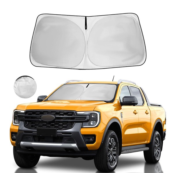 HOHUIGO Windshield Sun Shade for Ford Range Window Sunshade for
