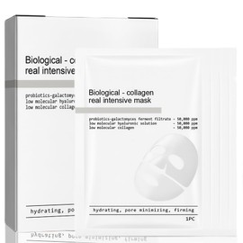 4Pcs Bio Collagen Face Mask,Hydrating Overnight Hydrogel Mask,Real Deep Collagen Face Mask,Hydrating Sheet Hydrogel Masks,Collagen Night Wrapping Mask,Reduce Wrinkles for Women,Elasticity Improvement