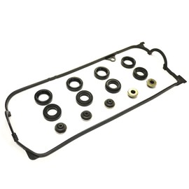 Engine Valve Cover Gasket Compatible with Acura & Honda Model EL 2001-2005 & Civic 2001-2005 with Engine Base 1.7L L4 1668cc & 1.7L L4 1700cc (Replacement# VS50606R, 151116301) - EVS50606R