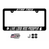 BLVD Star Trek Live Long and Prosper License Plate Frame