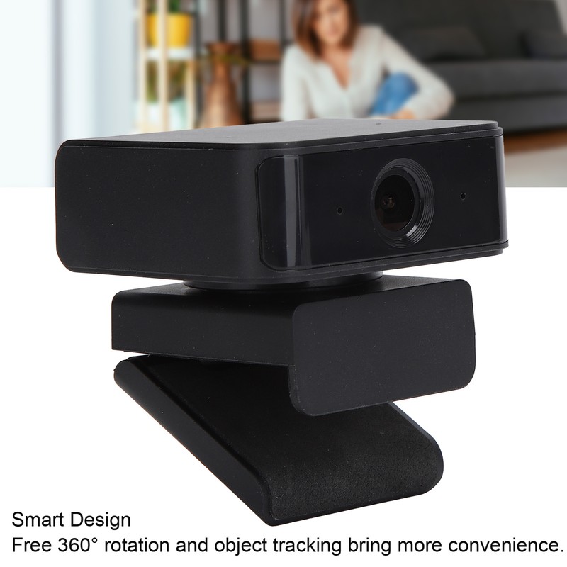 Video Smart Camera 1080P Object Tracking Microphone 360° Rotation High