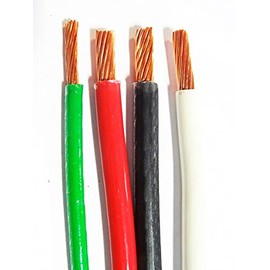New 10' EA THHN THWN 8 AWG Gauge Black White RED Copper Wire + 10 AWG Green Electr Equipment and Supplies ACD-0265SU by InnaBest