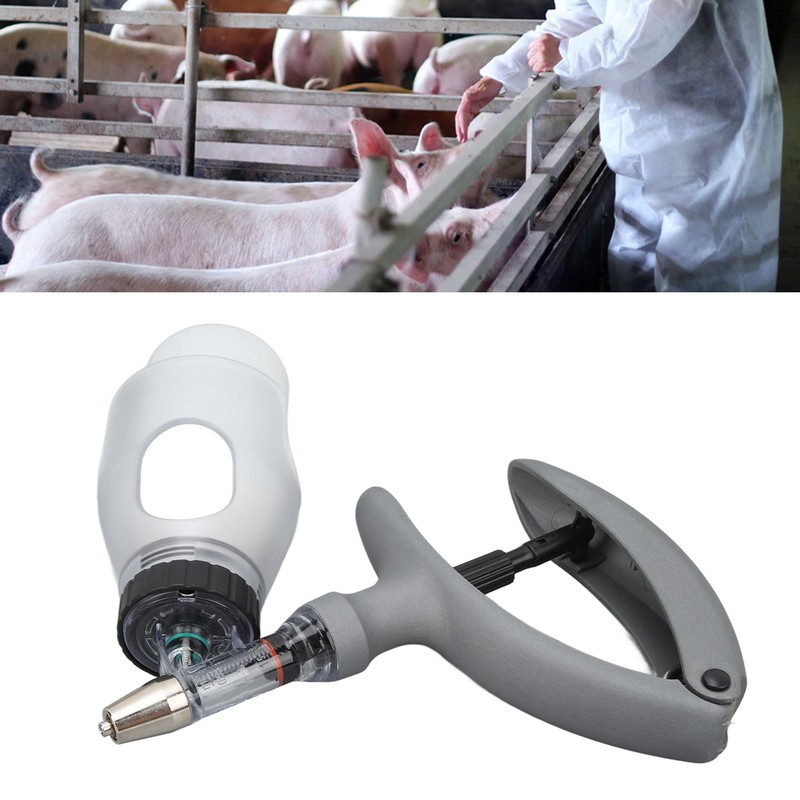 Animal Injector Livestock Syringe Automatic Adjustable Continuous Syringe Veterinary Vaccine