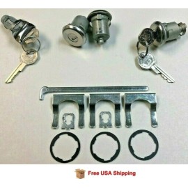 Hydro-E-Lectric Fits 1968 Corvair Ignition, Door & Trunk Lock Set with GM Keys
