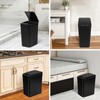 1pcs 11L Negro Cubo De Basura Automático - Botes de