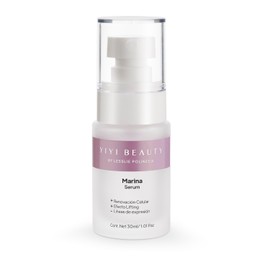YIYI Beauty by Lesslie Polinesia Suero Facial Marina Sérum Efecto Lifting concentrado de activos con Extracto Celómico Marino, Colágeno y Péptidos que ayudan a prevenir y hacer menos evidentes los signos de la edad en la piel.