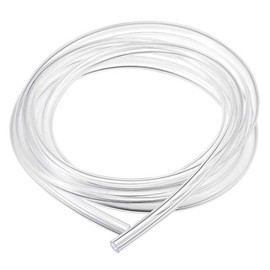 uxcell PVC Hose Tube, 4mm(0.15") ID x 6mm(0.23") OD 1.5m/4.9ft Clear Vinyl Tubing, Plastic Flexible Water Pipe